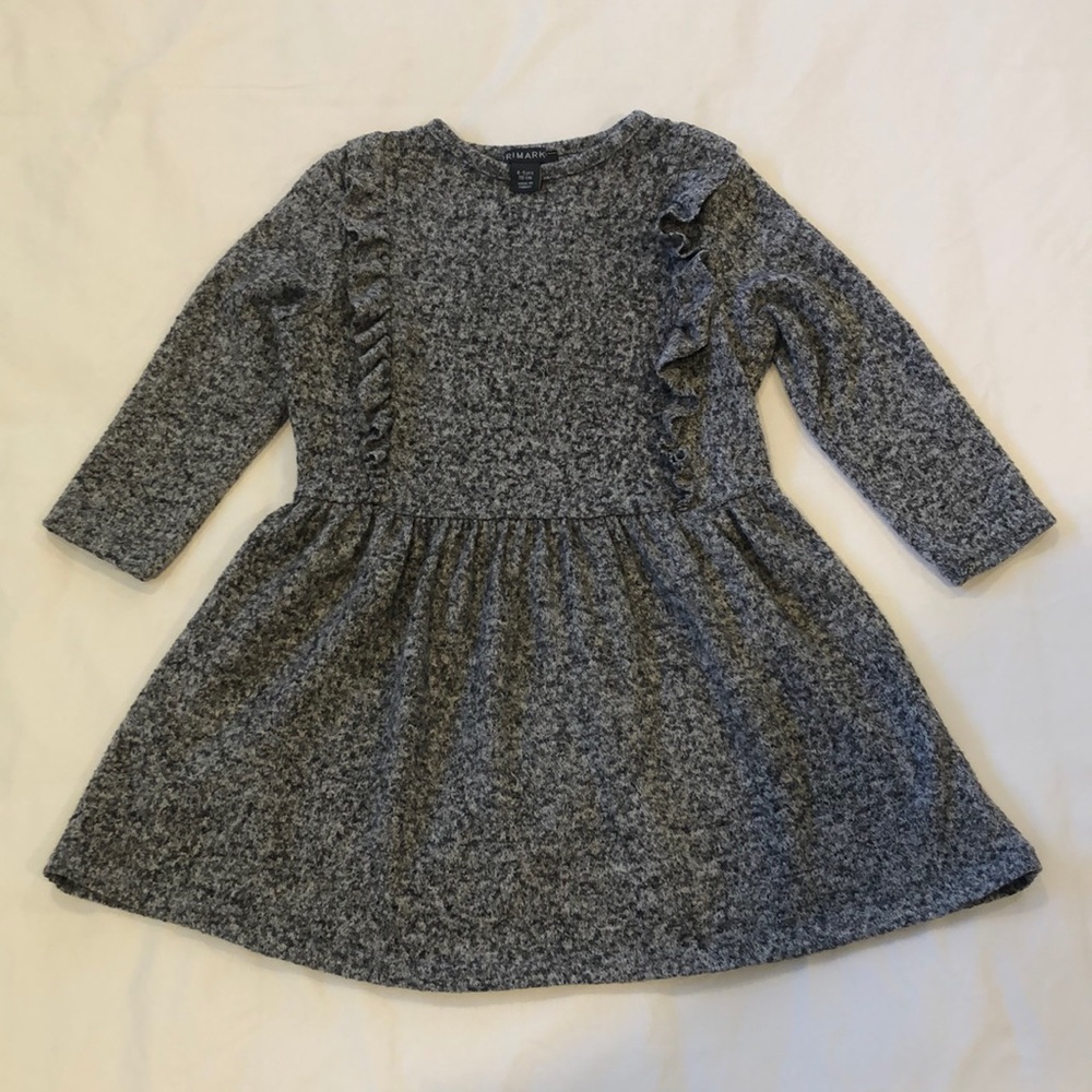 PRIMARK Girls Dress 4T 5T Grey